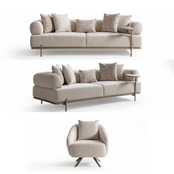 Alexia Sofa SofaTurkey modern sofa set Europe Turkish furniture online boucle fabric couch high quality sofa Turkey luxury living room set f 1