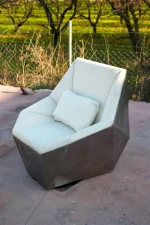 Axis Fotelja - Fotelja za Odmor od Nerđajućeg Čelika - Slika 3