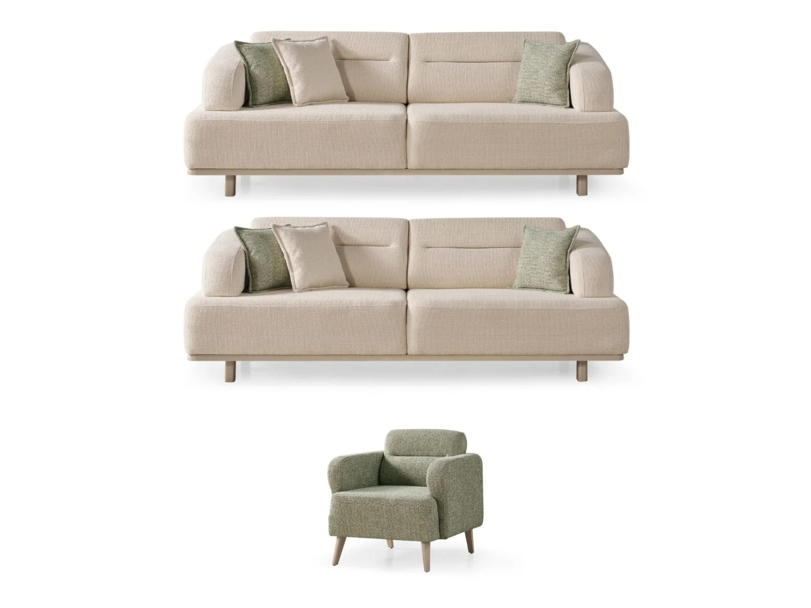 Beva Sofa Set - Turkish Couch Set Beva Garnitura - Slika 1