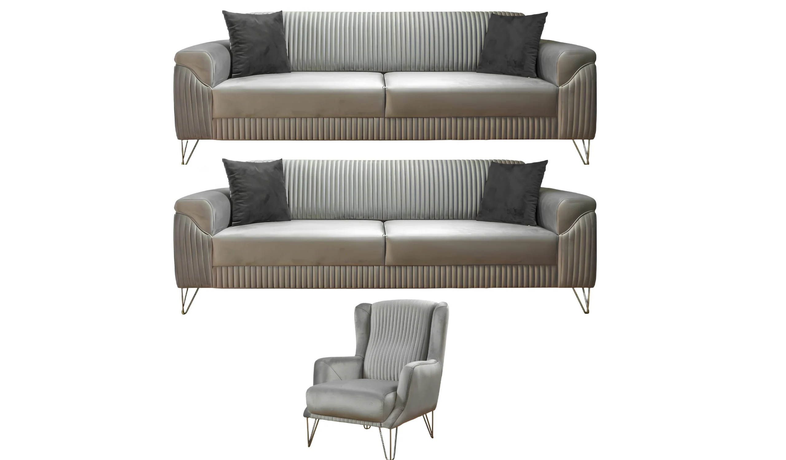 Bilbao Sofa Set - Turkish Sofa Factory Models 2 Bilbao Garnitura - Slika 1