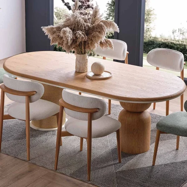 Caroli Trpezarijski Set (6 Stolica, 1 Sto)