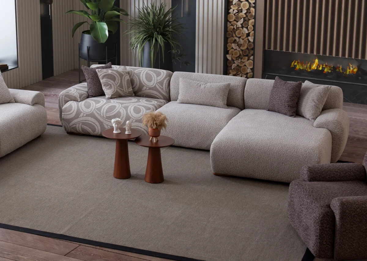 Elegante L Ugaona Garnitura Sofa - Slika 7