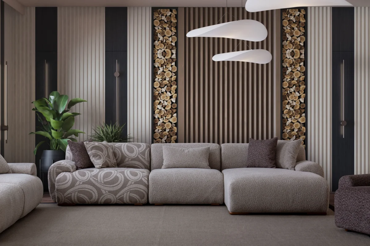 Elegante L Ugaona Garnitura Sofa - Slika 3