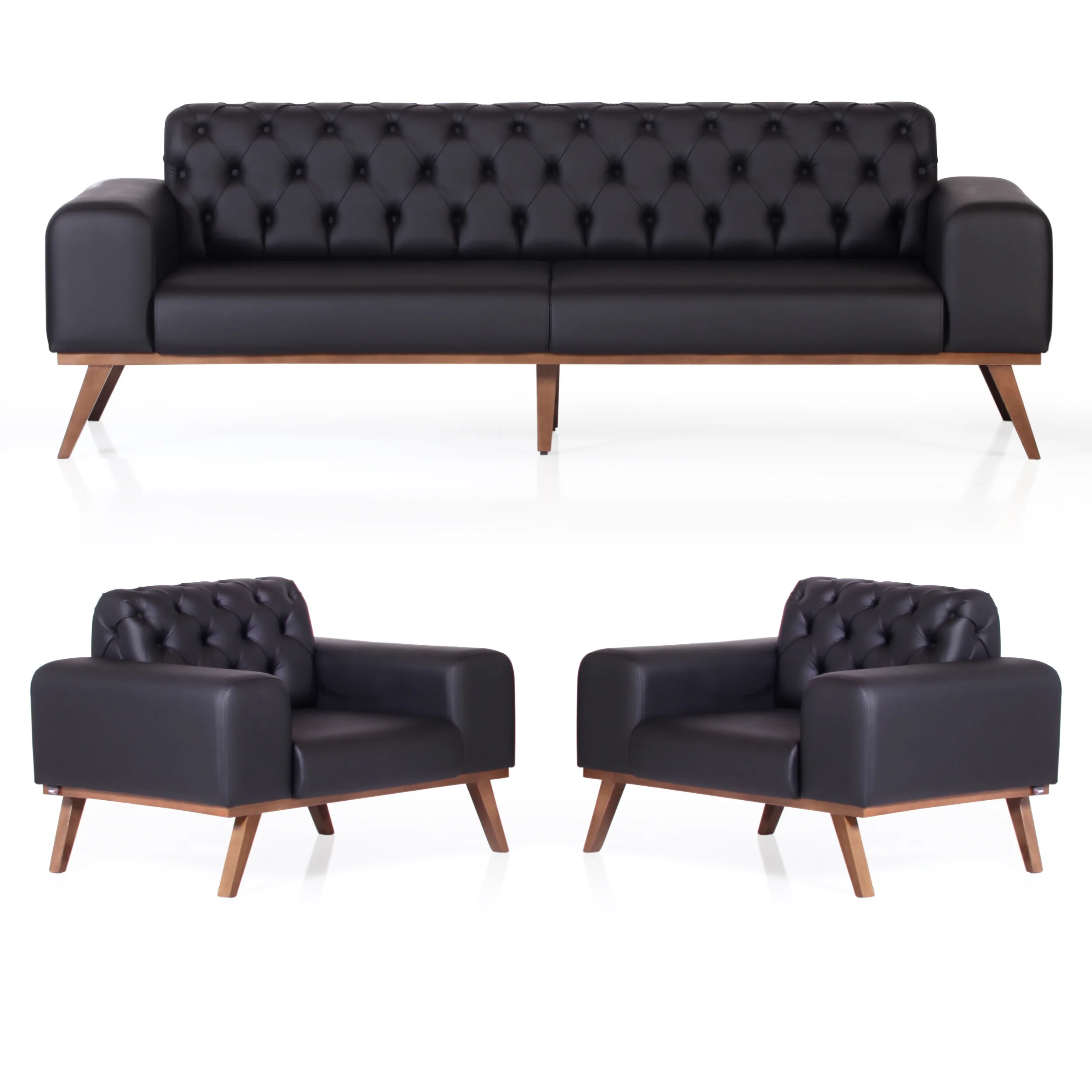 Icon Office Sofa Set - Modern Office Sofas from Turkey - Chester 2 Icon Kancelarijska Garnitura - Slika 1