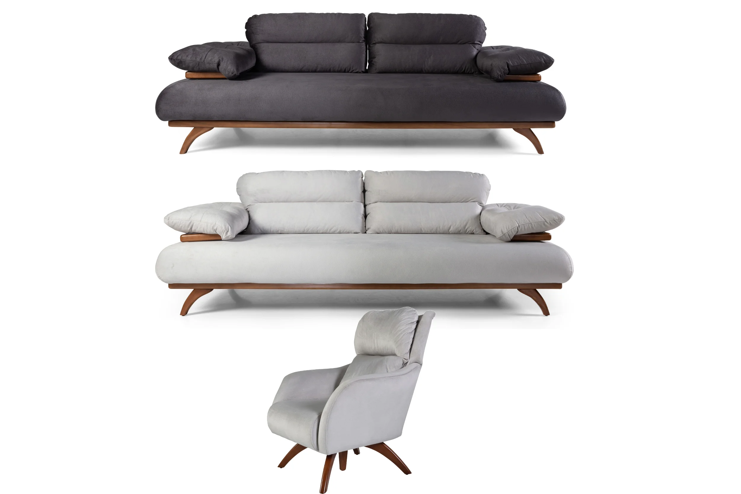 Ottawa Sofa Set - 3+3+1 - Turkish Sofa 9 (2) Ottawa Garnitura - Slika 1