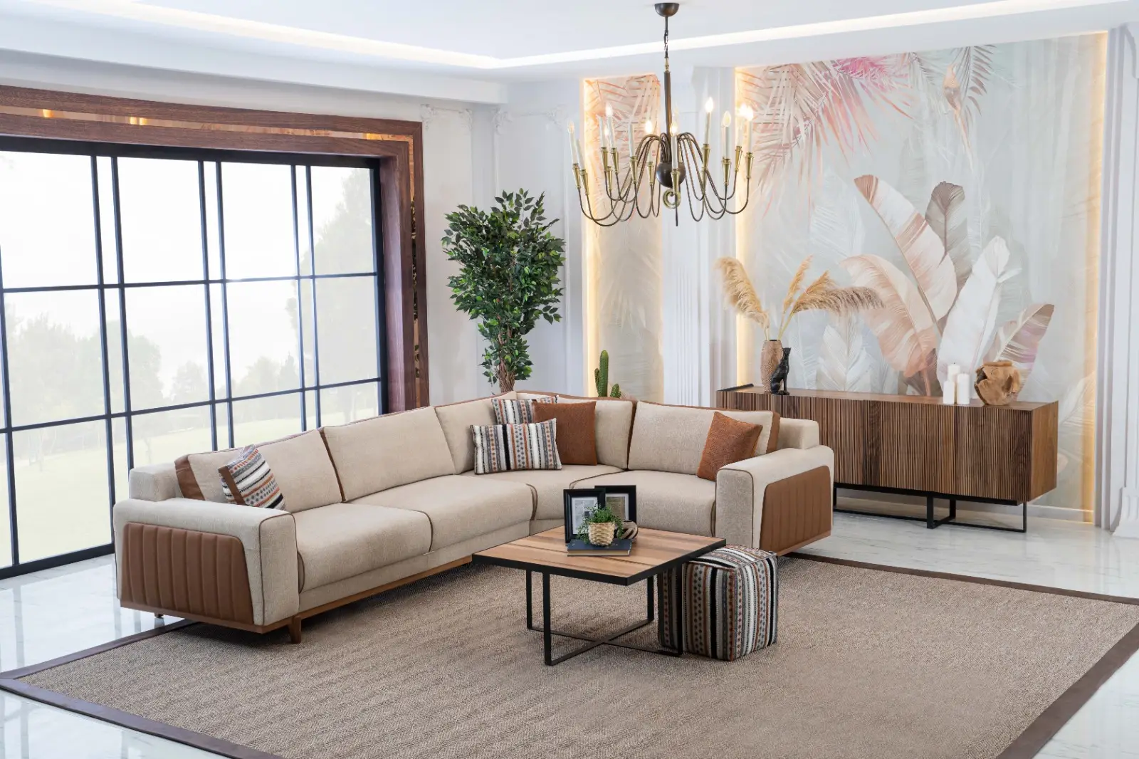 Pica XL Corner Sofa - SofaTurkey 15 Pica XL Ugaona Sofa - Slika 1