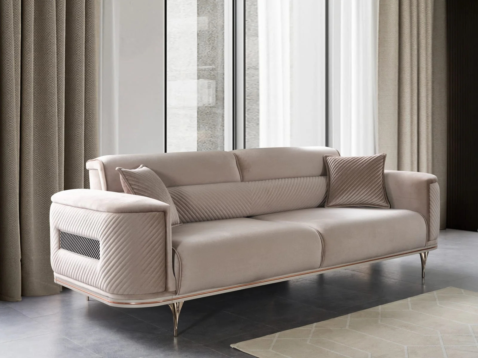 Vlad Sofa Set - SofaTurkey - 413 Vlad Sofa - Slika 1