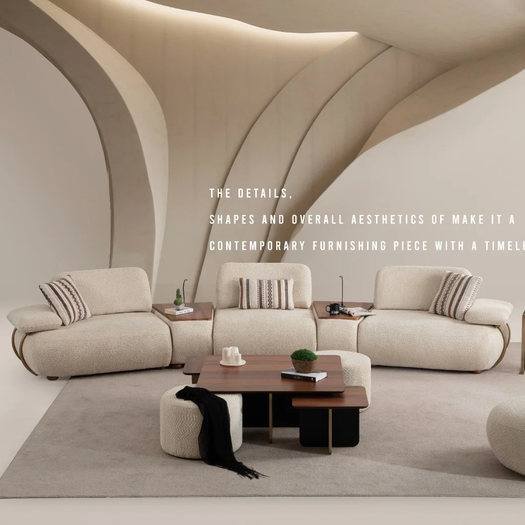 merlyn XL sofa with middle module Merlyn XL Sofa (Sa 2 Sred. Drvena Modula) - Slika 1