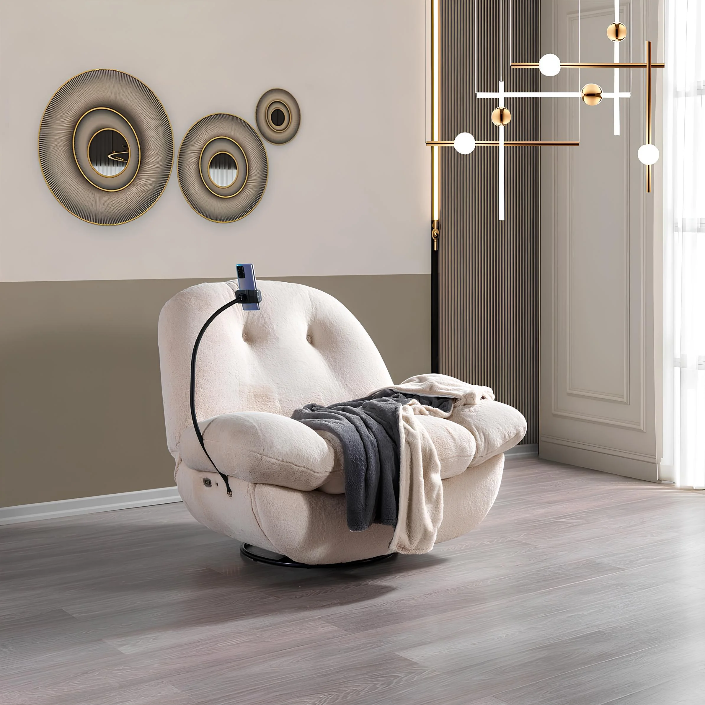 premium-reclining-sofa-single-rocking-for-home5 Premium Reklajner Sofa - Slika 1