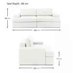 Siesta Modularna Sofa - 2 Moduli - Slika 6