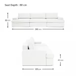 Siesta Modularna Sofa - 3 Moduli - Slika 7