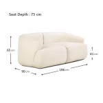 Togg Modularna Sofa - 2 Moduli - Slika 5