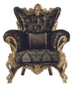Agah Luxury Classic Armchair - Image 2