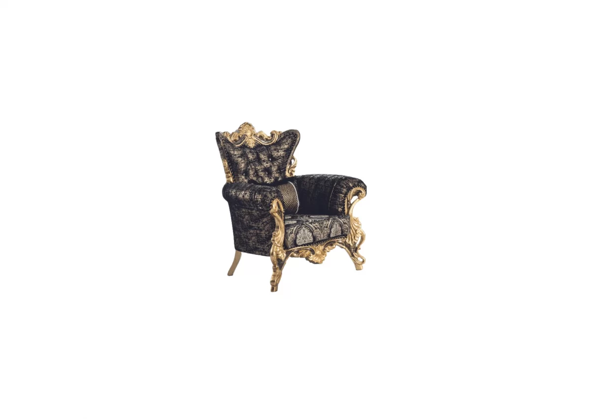 Agah Luxury Classic Sofa Set - Image 11