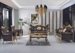 Agah Luxury Classic Sofa - Image 3