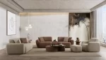 Alyna Sofa with Wooden Module - Image 3