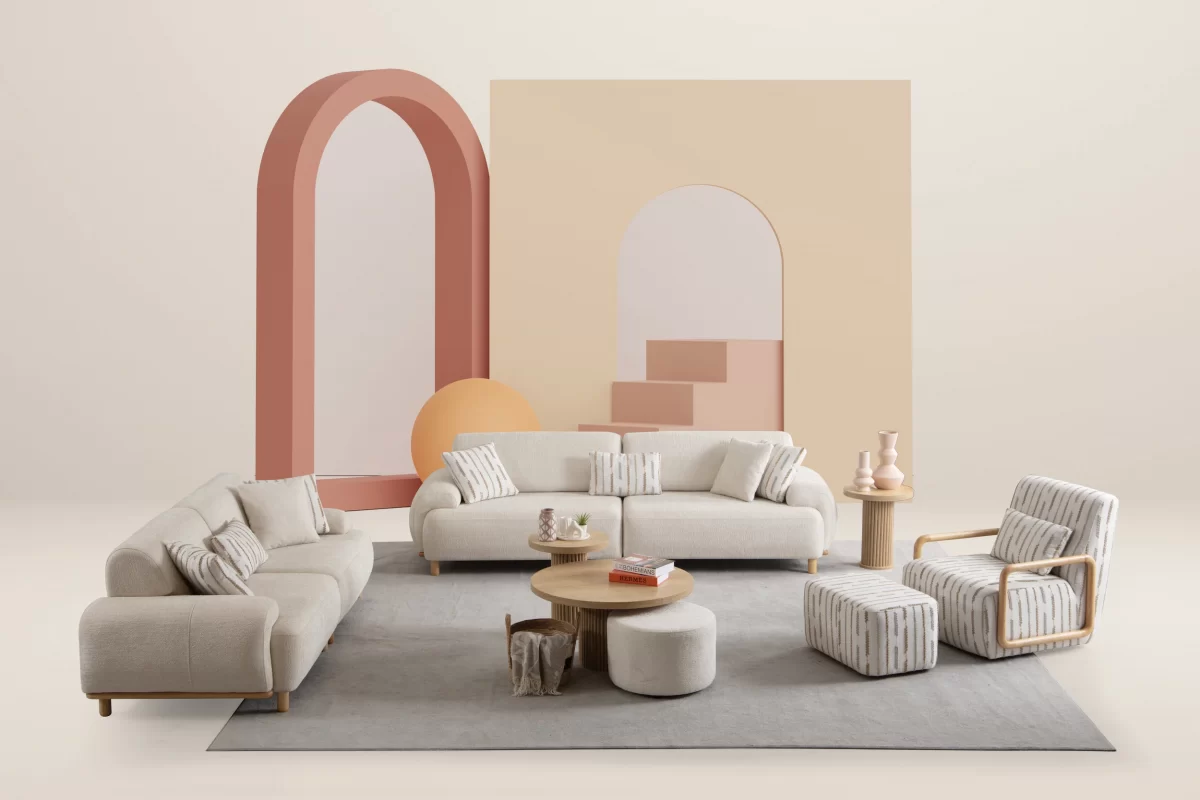 Beiza Sofa Set - Image 3