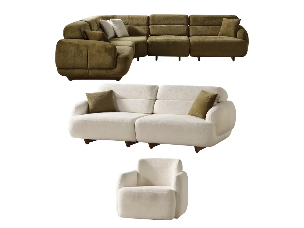 Boliva Corner Sofa Set - SofaTurkey UAE