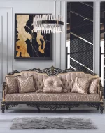 Casso Luxury Classic Sofa Set - Image 5