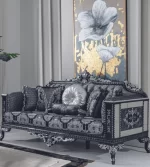 Dalal Luxury Classic Sofa Set - Image 6