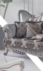 Denise Luxury Classic Sofa Set - Image 4
