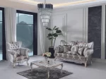 Denise Luxury Classic Sofa Set - Image 5