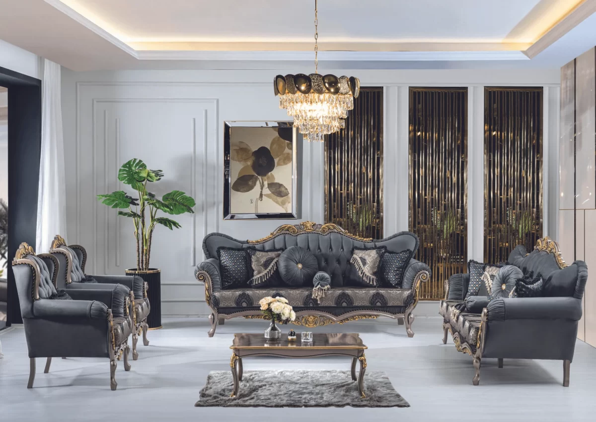 Efsun Luxury Classic Sofa - Image 3