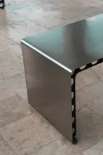 Inoxia Coffee Table - Stainless Steel Table - Image 3