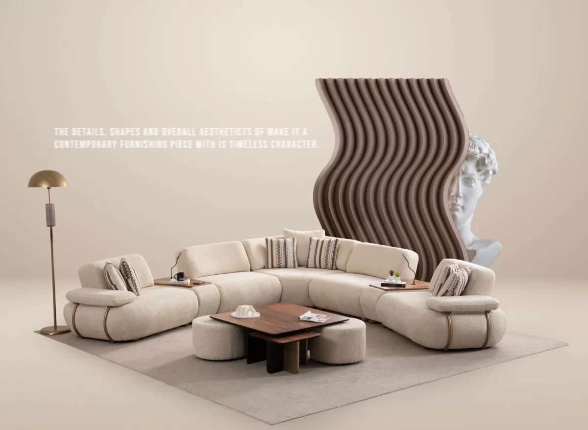 Noasy Corner Sofa - 7 Modules - Image 3