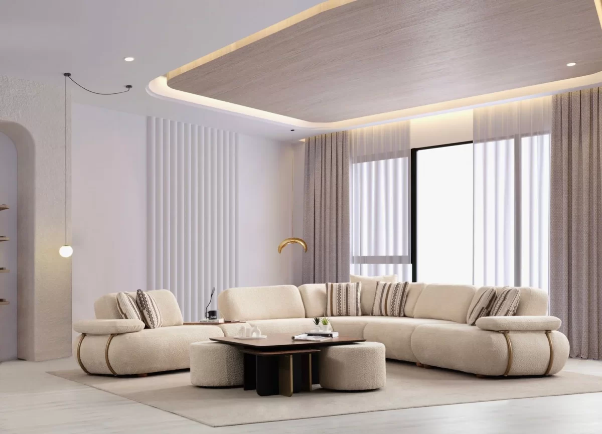 Noasy Corner Sofa - 6 Modules - Image 3
