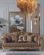 Pasha Luxury Classic Sofa Set - Image 5