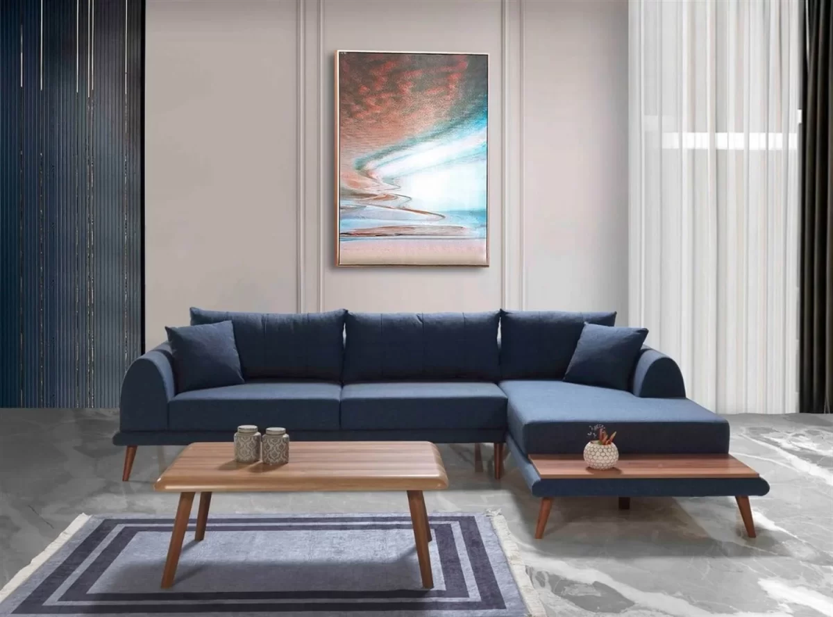 Retro Corner Sofa - Image 2
