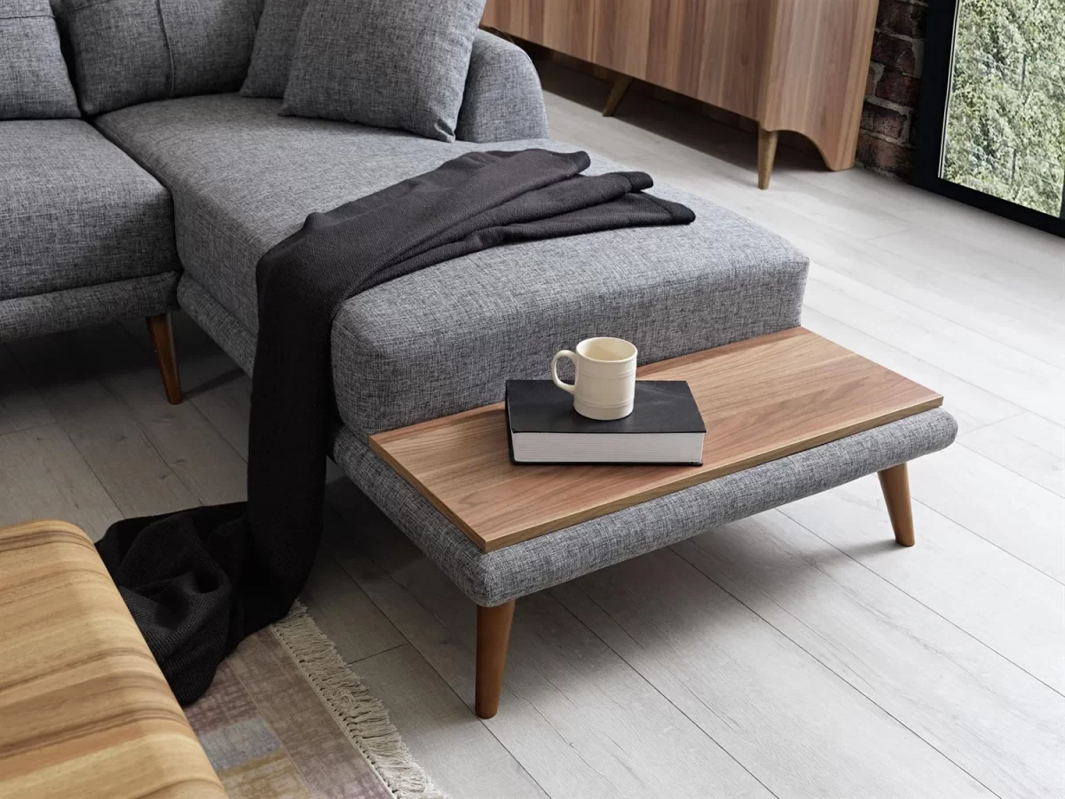 Retro Corner Sofa - Image 8