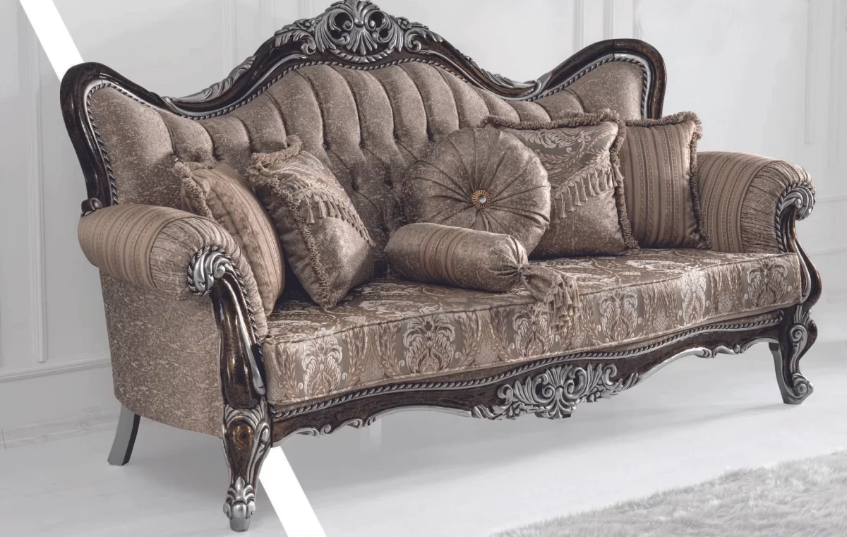 Reyyan Luxury Classic Sofa Set - Image 4