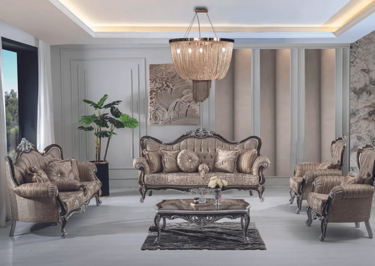Reyyan Luxury Classic Armchair - Image 3
