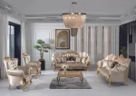 Silva Luxury Classic Sofa Set - Image 3