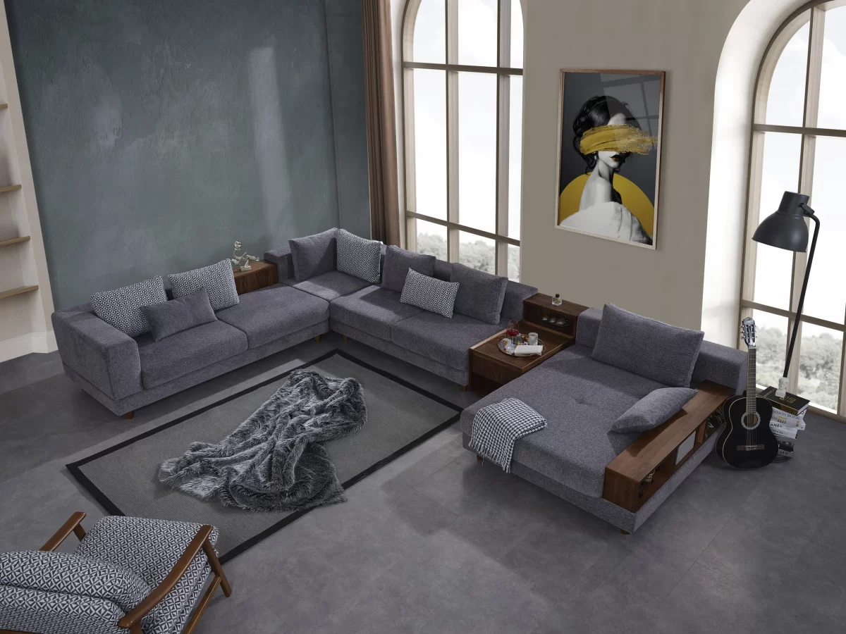 Zana Corner Sofa - Image 4