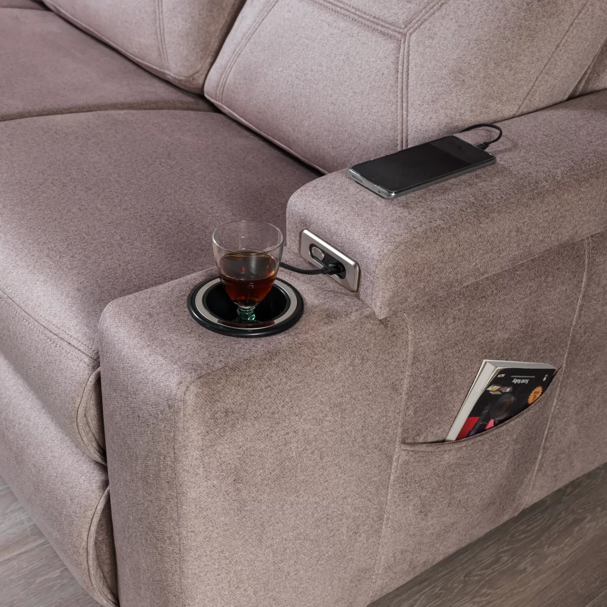 Zero Reclining Sofa Corner Set - Image 8