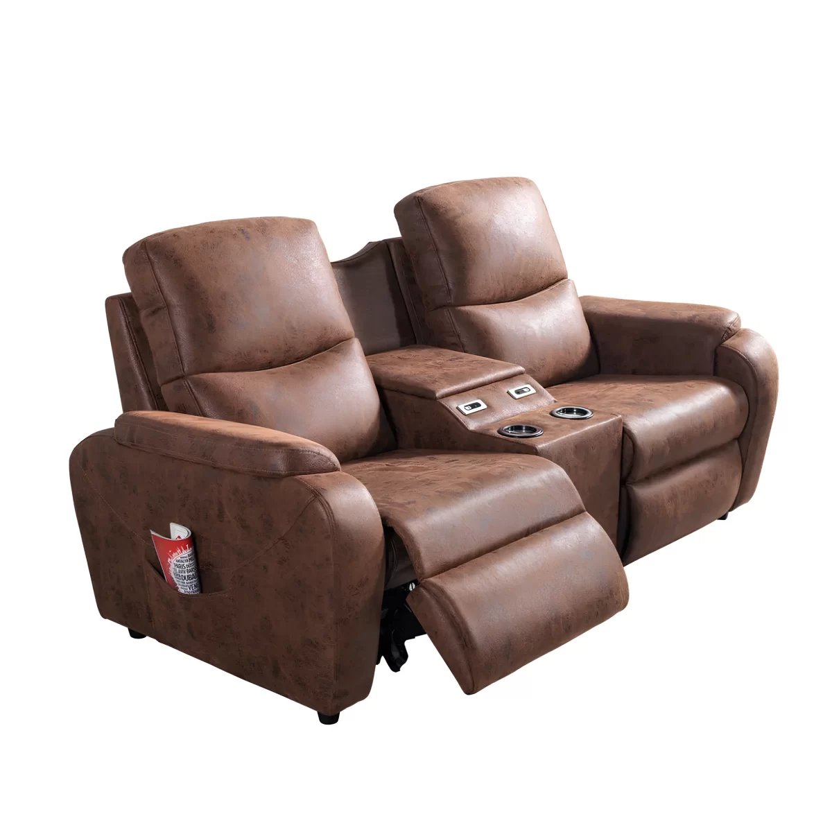 Alis Double Reclining Sofa - Image 5