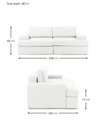 Siesta Pro Modular Sofa - 2 Modules - Image 3