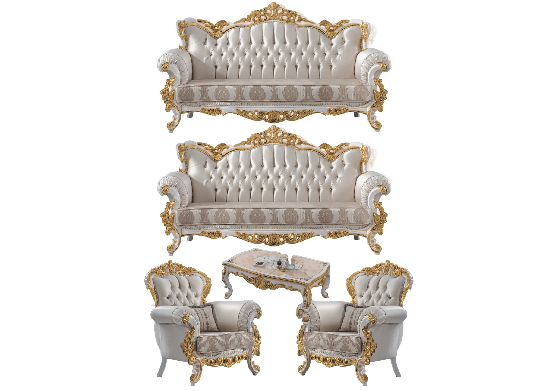Ada Luxury Classic Sofa Set - Avant-garde Ada Luxury Classic Sofa Set - Image 1