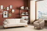 The Aero Sofa Set adds modern elegance and superior comfort to your living room. Featuring high-density foam and durable upholstery, this set is designed for the European lifestyle.