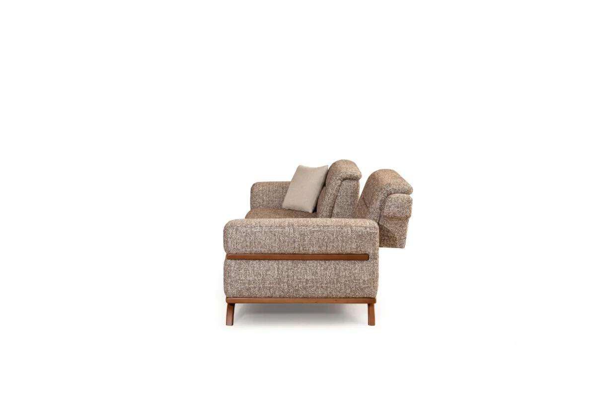 The Aero Sofa is a prime example of modern minimalist design. With its high-quality textured upholstery and frame, it offers unparalleled comfort and style for your living space.