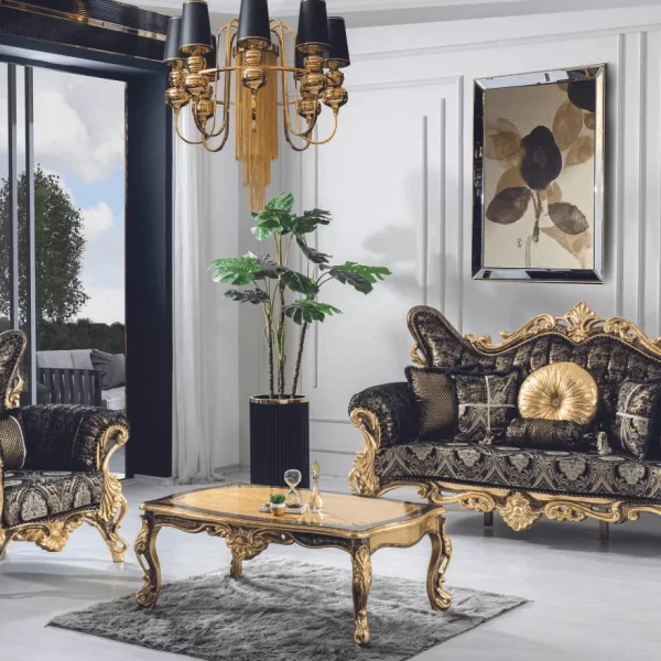 Agah Luxury Classic Sofa Set Avantgarde 7