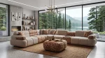 The meeting point of natural tones and unparalleled comfort. Bring a bohemian breeze to your living space with the Aloha Corner Sofa.