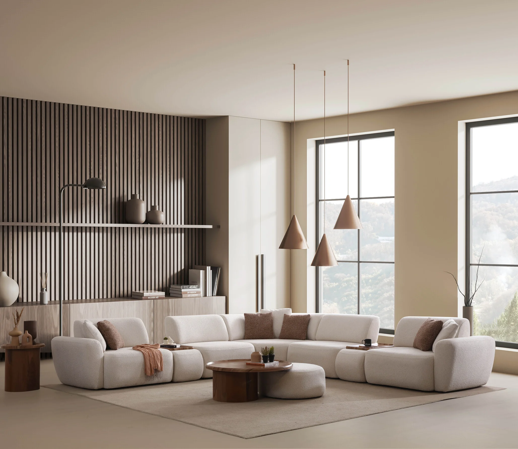 Alyna Corner Sofa - SofaTurkey - Modular and Stylish Turkish Sofa - Alyna Corner Sofa - 7 Modules - Image 1
