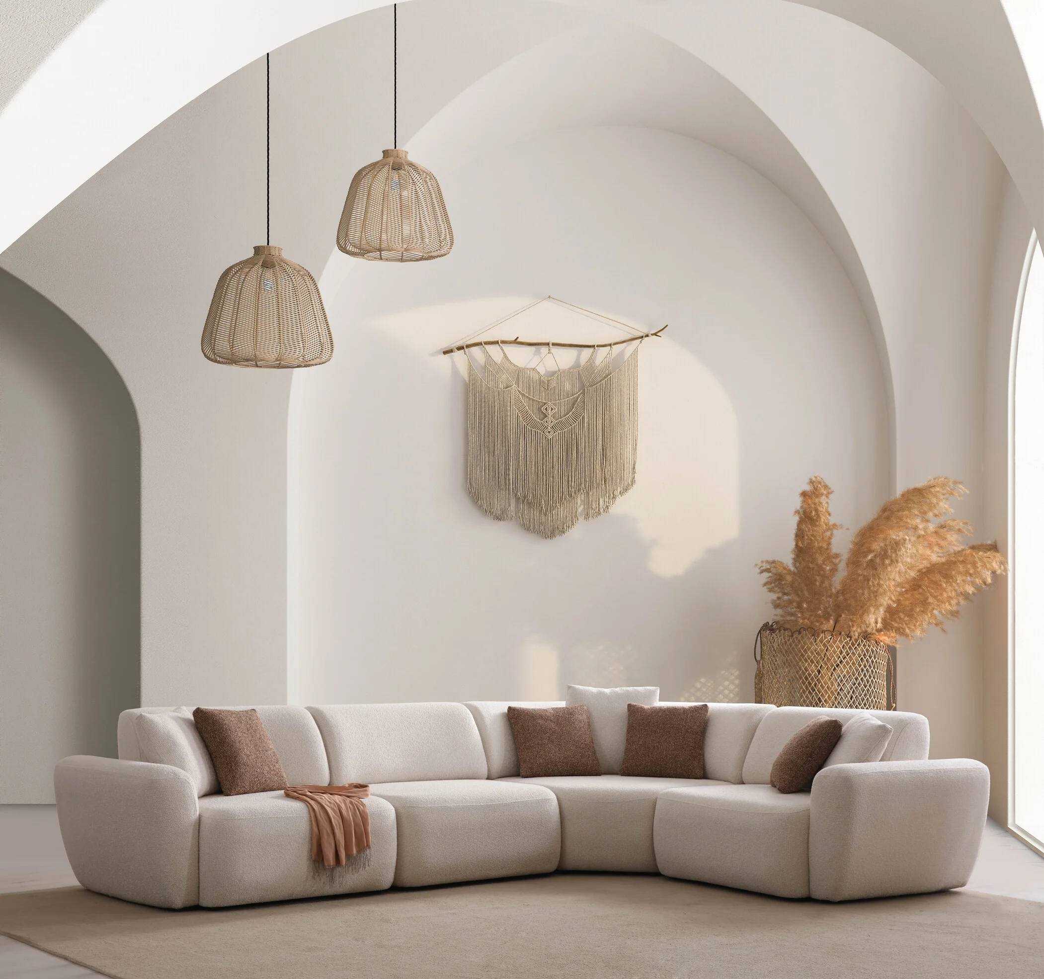 Alyna Corner Sofa - SofaTurkey - Modular and Stylish Turkish Sofa - 19 Alyna Corner Sofa - 4 Modules - Image 1