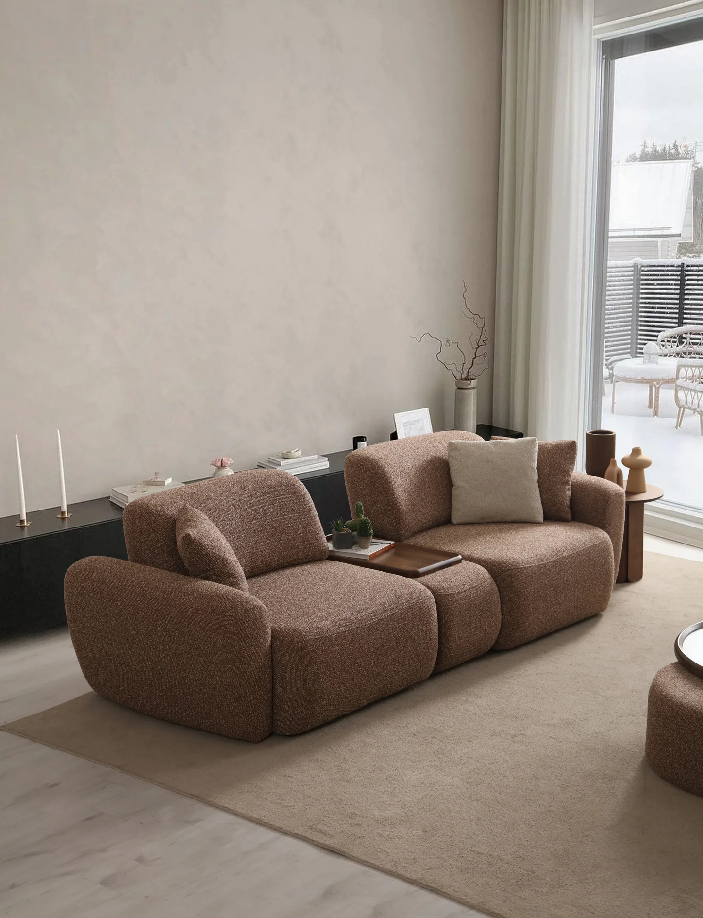 Alyna Sofa with Middle Module - SofaTurkey - Sofas from Turkey - Alyna Sofa with Wooden Module - Image 1