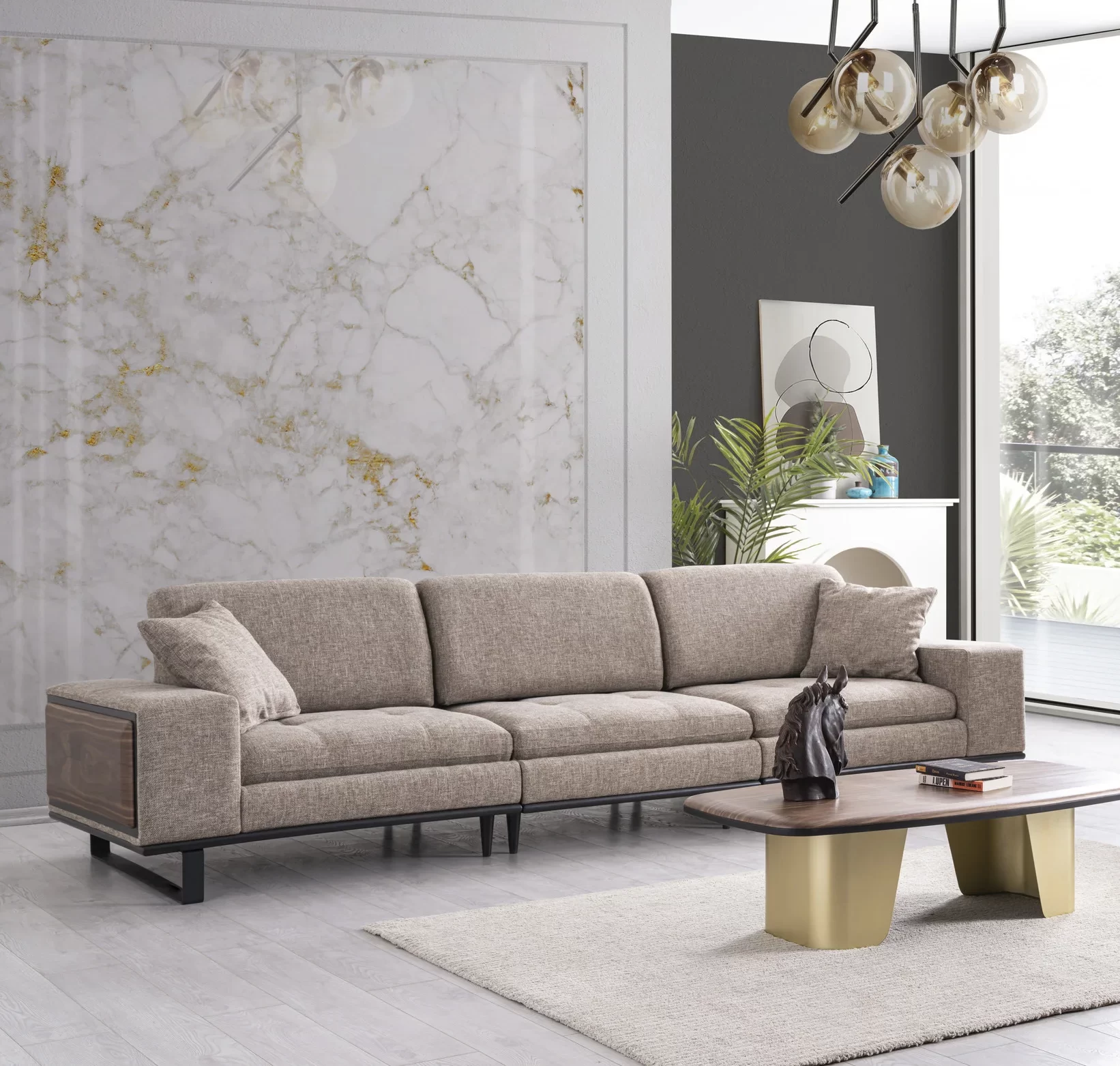 Arlina Sofa Set - SofaTurkey 5 Arlina XL Sofa - Image 1