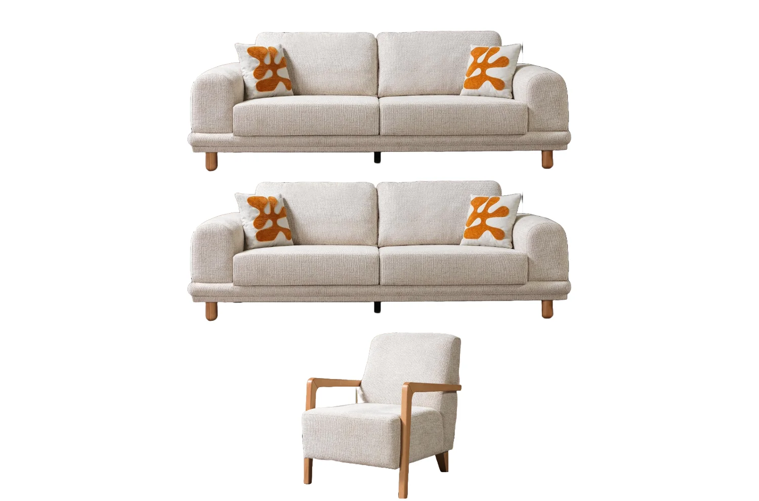 Atis Sofa Set - SofaTurkey Atis Sofa Set - Image 1